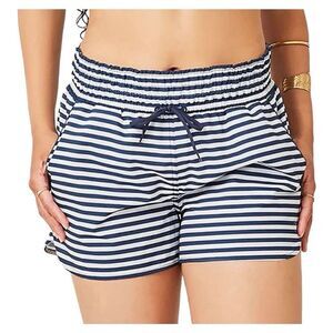 Carve Designs Women’s XS Bali‎ Board Shorts Navy White Striped